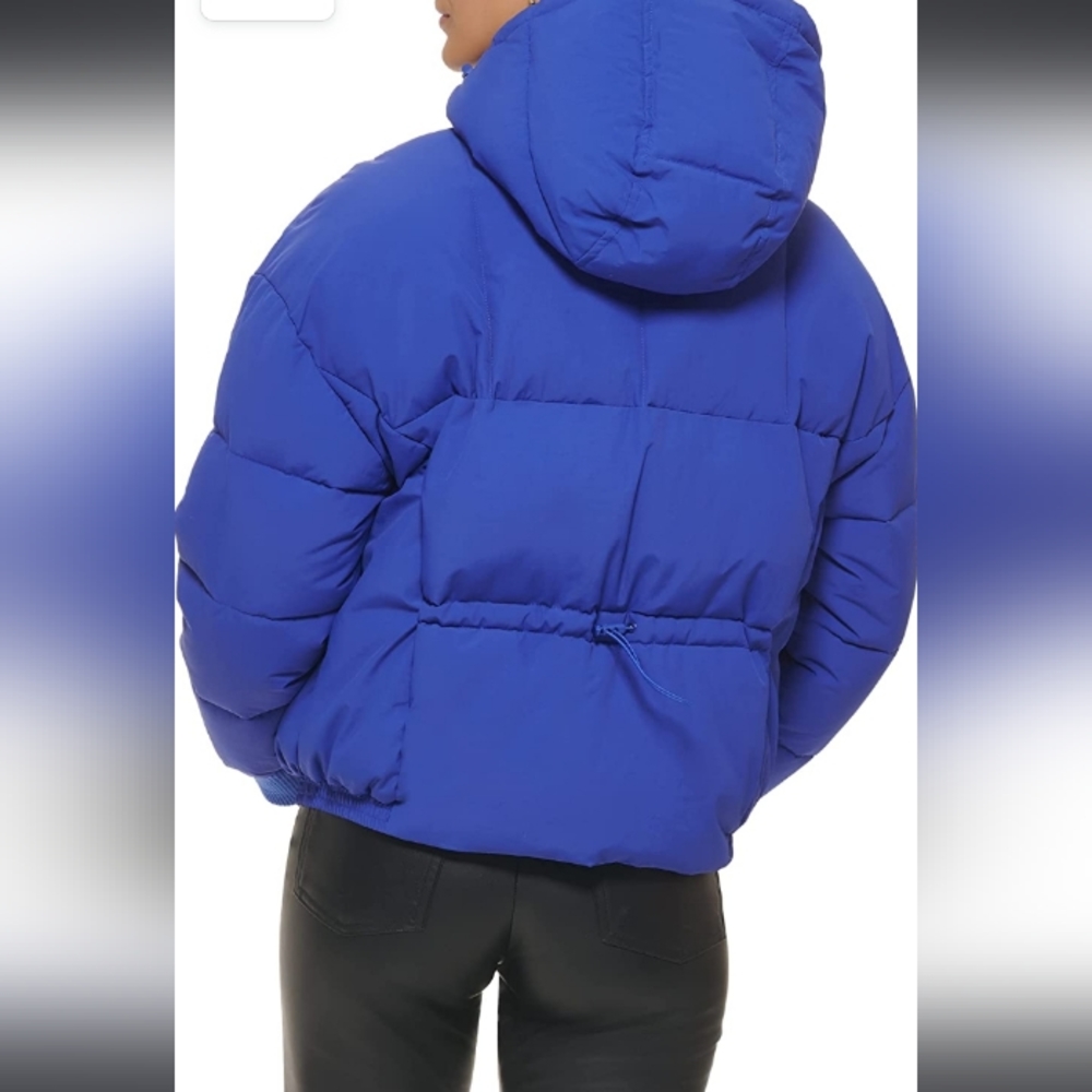 ⛔️SOLD⛔️🆕️NWT Levi's Women's Cinch Waist Puffer Jacket Crop Puffer Coat - Picture 6 of 16